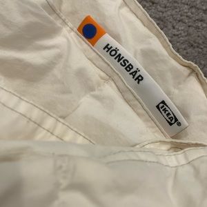 Full size IKEA down comforter.